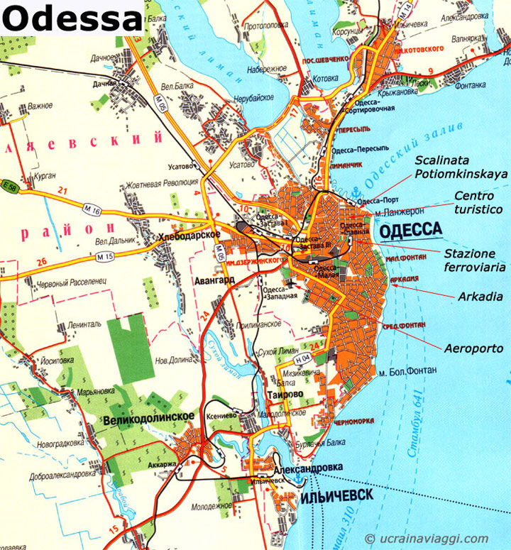 Risultati immagini per odessa cartina geografica