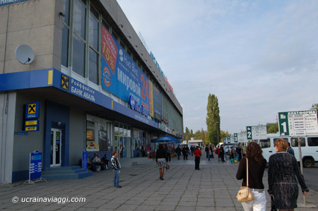 La stazione degli autobus di Nikolaev