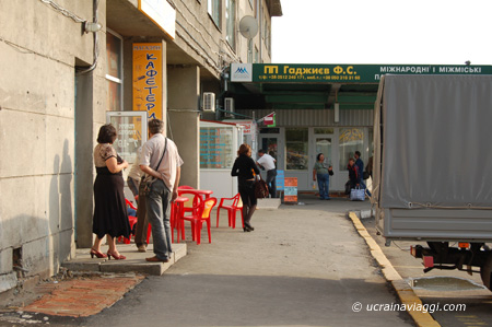 La stazione degli autobus di Nikolaev