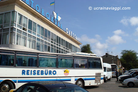 Autostazione di Odessa vista di fronte